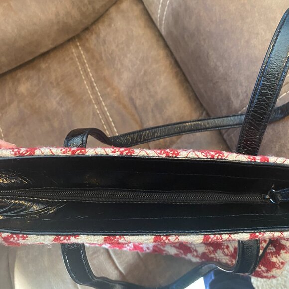 VERA BRADLEY Houndstooth design purse/tote - Picture 13 of 14